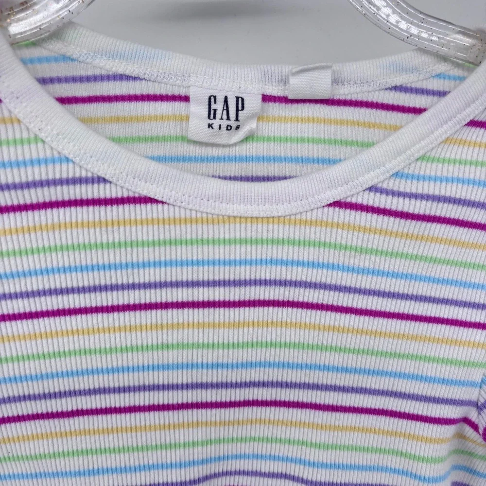 GAP Kids Multicolor Striped Short‎ Sleeve Tee